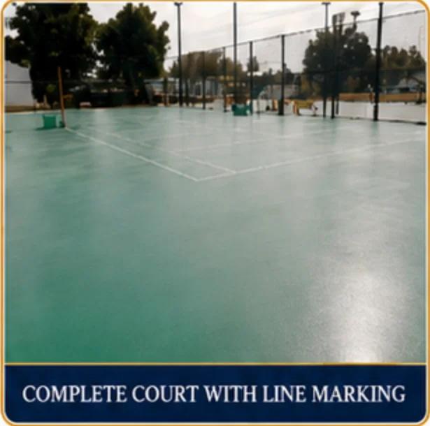Acrylic Sports Flooring & Synthetic Court Construction project photo